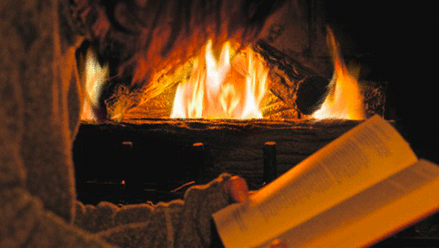 reading-book-by-fireplace-cozy-animated-gif